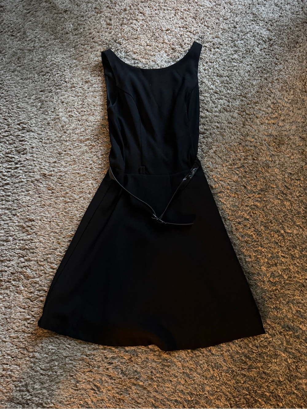 White House Black Market Dress with Belt Detail